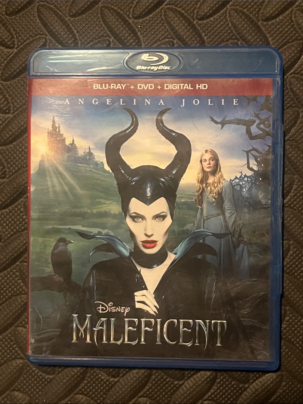 Disney Maleficent Blu-ray and DVD Movie Discs